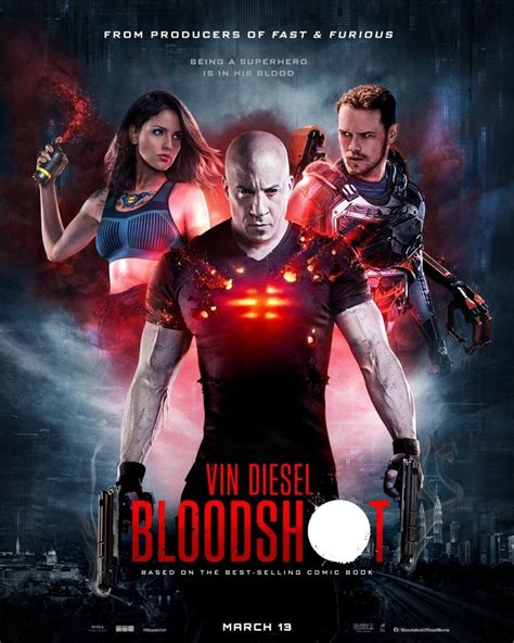 Blood Shot: Directed by Dietrich Johnston. With Brennan Elliott, Michael Bailey Smith, Brad Dourif, Lance Henriksen. Rip is a cop whose life falls apart as he peruses an indestructible vampire. Unknown to him, the vampire is a clandestine hitman from CIA. They must unite to stop a Russian nuclear bomb.